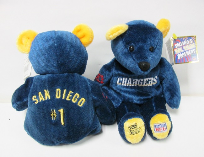 Salvinos San Diego Chargers #1 NFL Team <br>Commemorative Plush Bear<br>(Click Picture-FULL DETAILS)